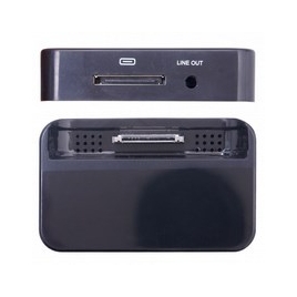Base Dock HT Small Stand Black para iPhone 4