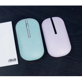 Mouse Asus Wireless Optical MD100 Marsmallow 1600DPI Mist Purple + Cover Brave Green