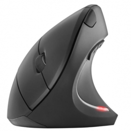 Mouse Nilox Ergonomico Vertical Wireless 3200DPI Black