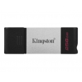 Memoria USB-C 256GB Kingston DT80 Silver / Black