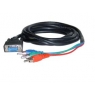 Cable Kablex Svga 15 Macho / RGB 3X RCA Macho 3M
