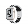 Apple Watch Nike Serie 7 GPS 45MM Starlight Aluminium + Correa Nike Sport Pure Platinum/Black
