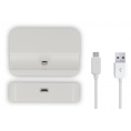 Base Dock HT Stand Micro USB White + Cable