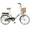 Bicicleta Electrica Nilox Ebike J1 Plus Plegable Beige