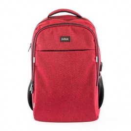 Mochila Portatil Nilox 15.6" Backpack Style red