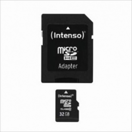 Memoria Micro SD 32GB Intenso Class 10 + Adaptador