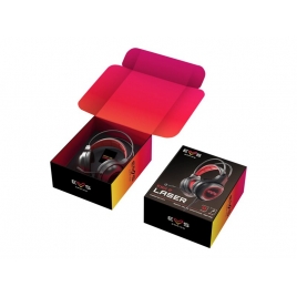 Auricular + MIC Energy Gaming ESG 2 Laser USB Black/Red