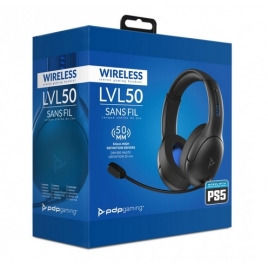 Auricular + MIC PDP Gaming LVL50 Wireleess Black PS4