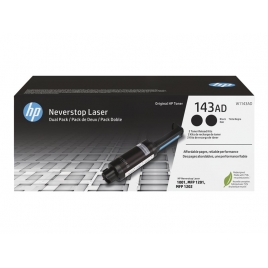 Toner HP 143AD Black Dual Pack Neverstop 1000 1001 1202 MFP 1200 MPF 1201 2500 PAG