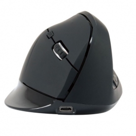 Mouse Conceptronic Vertical Bluetooth 1600DPI 6 Botones Black