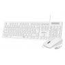 Teclado + Mouse Subblim USB Slim Silent White