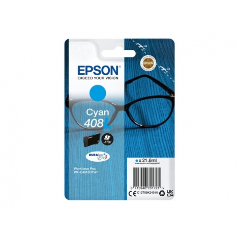 Cartucho Epson 408L Cyan WF-C4810 1700 PAG