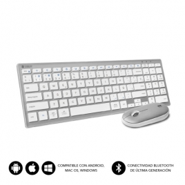 Teclado + Mouse Subblim Wireless Pure Extended Silver