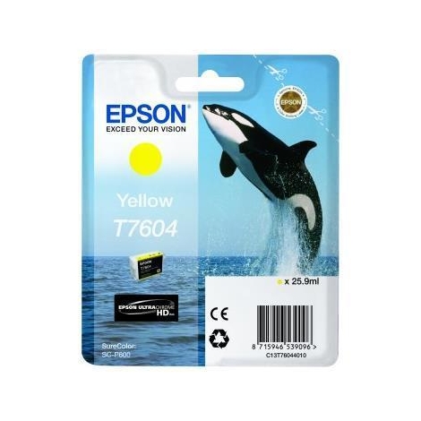 Cartucho Epson T7604 Yellow SC-P600