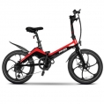 Bicicleta Electrica Ducati Ebike MG-20 Plegable Black/Red