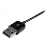 Cable Datos Startech USB para Asus Transformer Black 0.50M