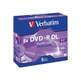 DVD+R Verbatim 8.5GB 8X Caja 5U