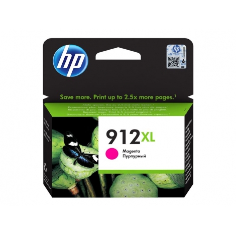 Cartucho HP 912XL Magenta Officejet 8012 8014 8015 8017 Officejet PRO 8022 8023 8024 8025