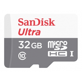 Memoria Micro SD 32GB Sandisk Class 10 100MB/S + Adaptador SD