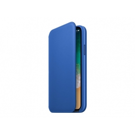Funda iPhone X Apple Leather Case Electric Blue