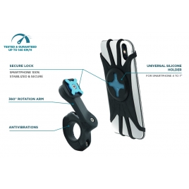 Soporte Smartphone Mobilis U.Fix Universal 360º Bike Patin ARM Mount