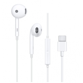 Auricular IN-EAR + MIC Oppo TYPE-C USB-C White