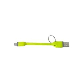 Cable Celly USB Macho / Lightning Macho Flexible 0.1M Green