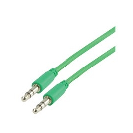 Cable Kablex Audio Jack 3.5MM Macho / Jack 3.5MM Macho 1M Green