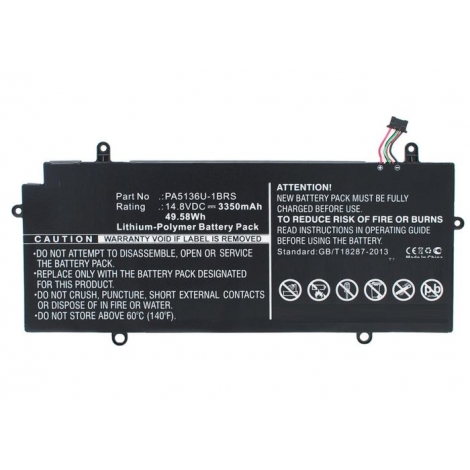 Bateria Portatil Coreparts 14.8V 3350MAH para Toshiba