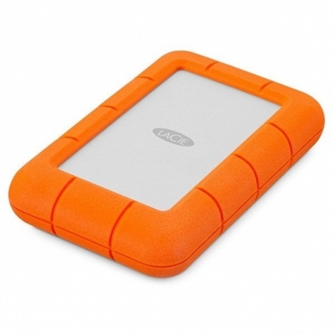 Disco Duro USB 1TB Lacie Rugged Mini 2.5" Silver / Orange