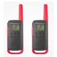 Walkie Motorola Twin Talkre T62 red Pack 2UD