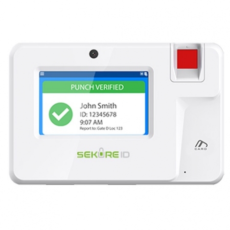 Terminal de Control de Presencia Sekureid SK-T200 4.3" Tactil Huella Rfid Contraseña WIFI