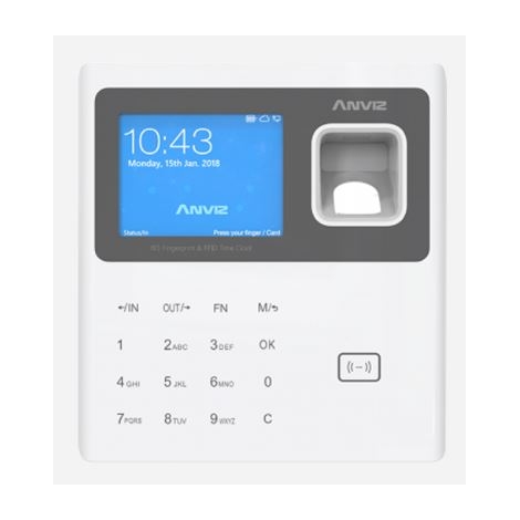 Terminal de Control de Presencia Anviz W1-PRO Rfid Huella
