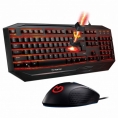 Teclado + Mouse Hiditec Gaming GK200 Esus Black