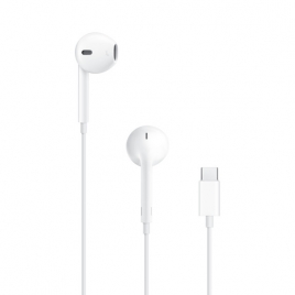 Auricular IN EAR + MIC Apple EarPods USB-C White