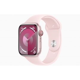 Apple Watch Series 9 GPS + Cell 41MM Pink Aluminium + Correa Sport Band Light Pink M/L