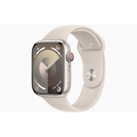 Apple Watch Series 9 GPS + Cell 41MM Starlight Aluminium + Correa Sport Band Starlight M/L