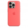 Funda iPhone 15 PRO Apple Silicona Guava MagSafe