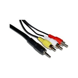 Cable Kablex Audio Jack 3.5MM Macho / 3X RCA Macho 3M