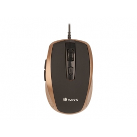 Mouse NGS Optical Tick 1600 DPI Gold USB