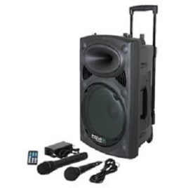 Altavoz Bluetooth Ibiza Sound PORT10VHF-BT Portatil 10" 250W Black + 2 Microfonos