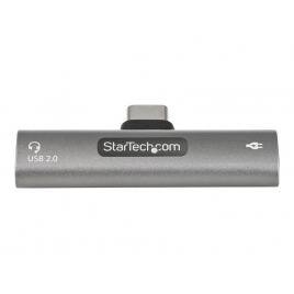 Adaptador Startech USB-C Macho / 2X USB-C Hembra Silver