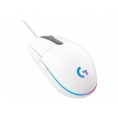 Mouse Logitech Gaming G203 Lightsync USB White