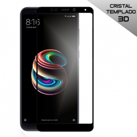 Protector HT Cristal Templado 3D Black para Xiaomi Redmi 5 Plus