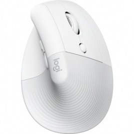 Mouse Logitech Vertical Wireless Lift MAC White