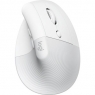 Mouse Logitech Vertical Wireless Lift MAC White