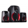 Altavoces Bluetooth Hiditec H400 2.1 40W USB SD Black/Red
