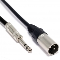 Cable Kablex Audio XLR 3 PIN Macho / Jack 6.3MM Macho 1M