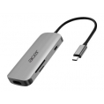 Puerto Replicador USB-C Acer HDMI + 3Xusb 3.0 + USB-C PD + SD + Micro SD