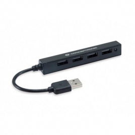 HUB Conceptronic USB 4 Puertos USB Black